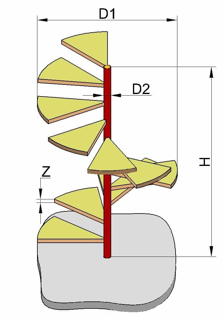 3D U-shaped steel stair calculator